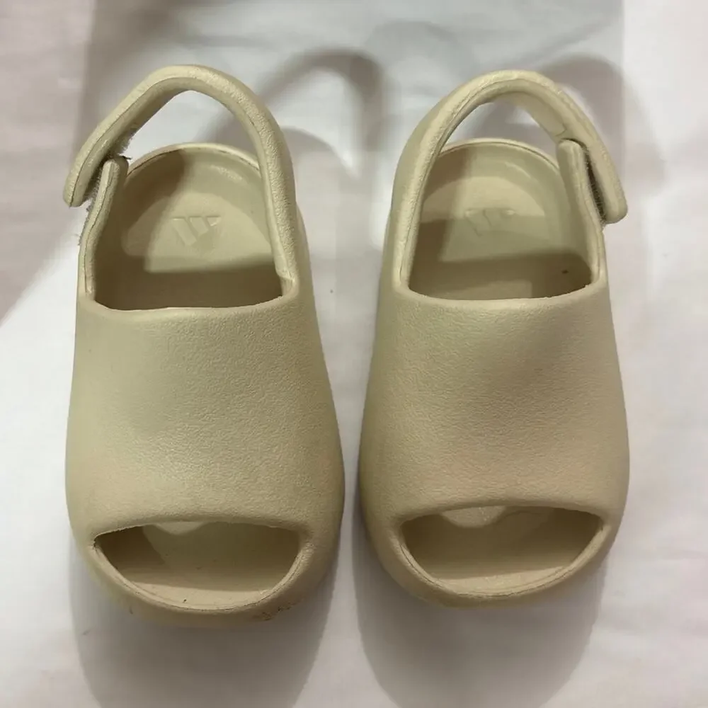 Adidas Kids 5 Toddler Yeezy Slides Bone Designer Comfortable Streetwear Summer